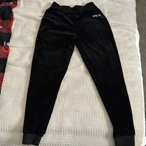 Fila velour leggings (M)